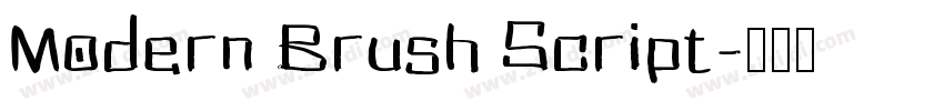 Modern Brush Script字体转换 Modern Brush Script字体转换